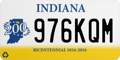 IN license plate 976KQM
