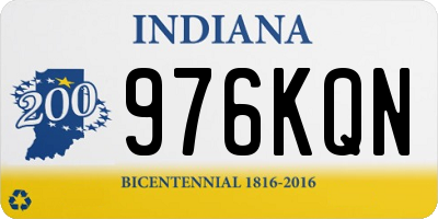 IN license plate 976KQN
