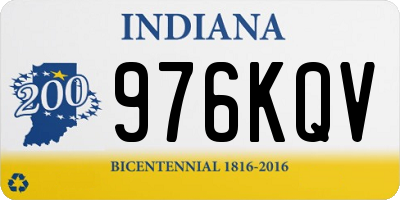 IN license plate 976KQV