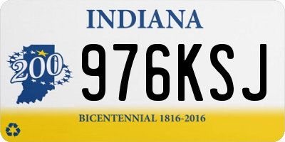 IN license plate 976KSJ