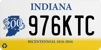 IN license plate 976KTC