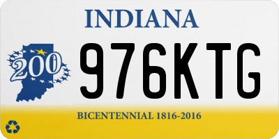 IN license plate 976KTG