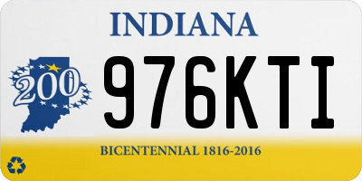 IN license plate 976KTI