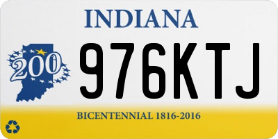 IN license plate 976KTJ