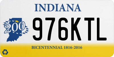 IN license plate 976KTL
