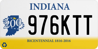 IN license plate 976KTT
