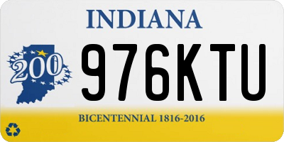 IN license plate 976KTU