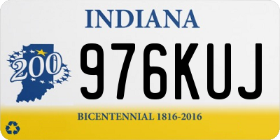 IN license plate 976KUJ