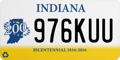 IN license plate 976KUU