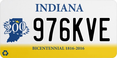 IN license plate 976KVE