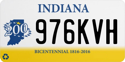 IN license plate 976KVH