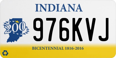 IN license plate 976KVJ