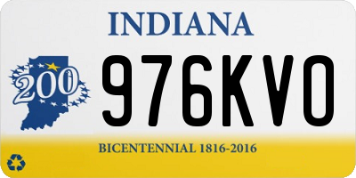IN license plate 976KVO