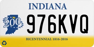 IN license plate 976KVQ