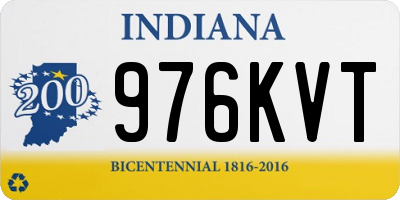IN license plate 976KVT