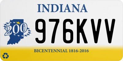 IN license plate 976KVV