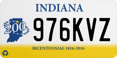 IN license plate 976KVZ