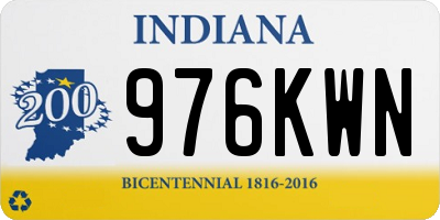 IN license plate 976KWN