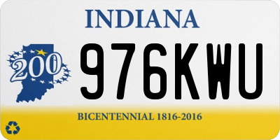 IN license plate 976KWU