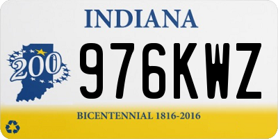 IN license plate 976KWZ