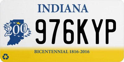 IN license plate 976KYP