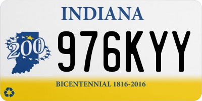 IN license plate 976KYY