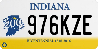 IN license plate 976KZE