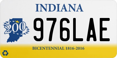 IN license plate 976LAE