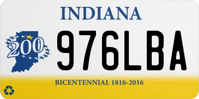 IN license plate 976LBA