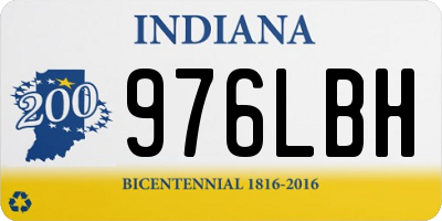 IN license plate 976LBH