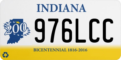 IN license plate 976LCC