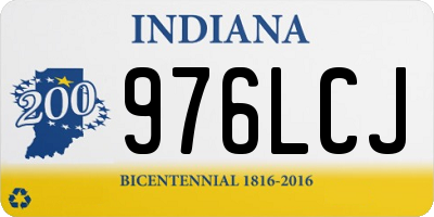IN license plate 976LCJ