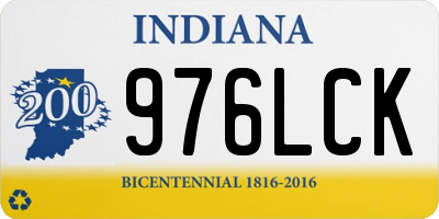 IN license plate 976LCK