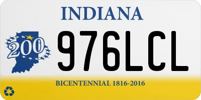 IN license plate 976LCL