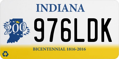 IN license plate 976LDK