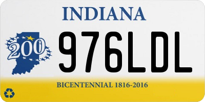 IN license plate 976LDL