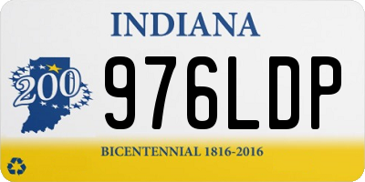 IN license plate 976LDP