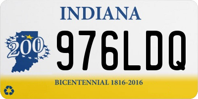 IN license plate 976LDQ