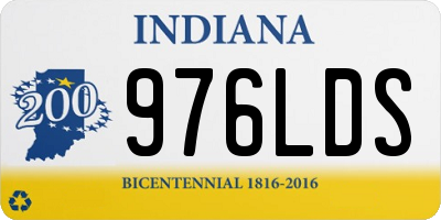 IN license plate 976LDS