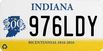 IN license plate 976LDY