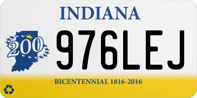 IN license plate 976LEJ
