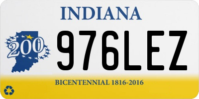 IN license plate 976LEZ