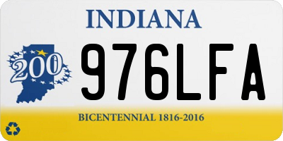 IN license plate 976LFA