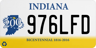 IN license plate 976LFD