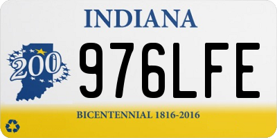 IN license plate 976LFE