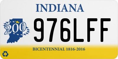 IN license plate 976LFF