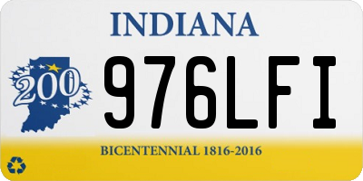 IN license plate 976LFI