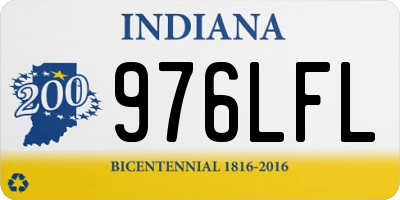 IN license plate 976LFL