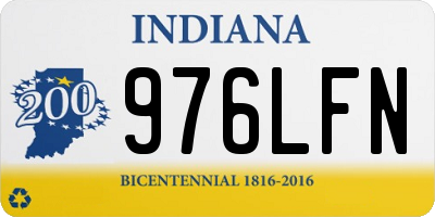 IN license plate 976LFN