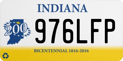 IN license plate 976LFP